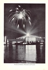 Fireworks & Illumination Electrical Bldg 1933 World's Fair Souvenir Book Excerpt