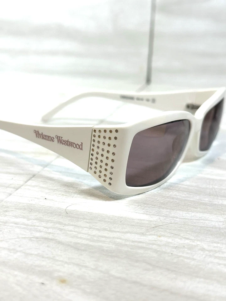 Óculos de sol vintage Vivienne Westwood VW52402 branco - Imagem 4 de 4