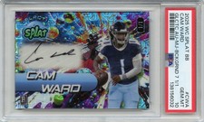 2025 Wild Card Galactic Splat Cam Ward MOJO Rookie RC Auto #'D 1/1 PSA 10 TITANS