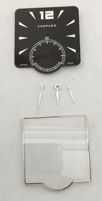 Genuine Chopard L.U.C 162283-1001 Dial Crystal Hands Set Black Genuine Swiss
