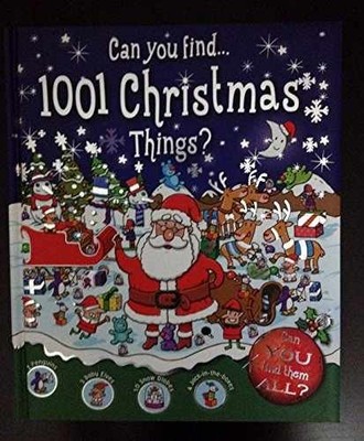 1001 Things to Find at Christmas - Hardcover, by Igloo Books - Very Good
