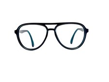 Buffalo David Bitton Black Green Blue Plastic Aviator Glasses B0027s 59 14 143