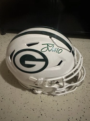 Green Bay Packers Signed Original Helmet JSA Autographed Jordan Love