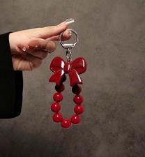 Adorable Acrylic Bow Purse Charm/ Keychain/backpack aesthetic - NWT