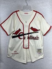 Vintage St. Louis Cardinals Jersey Mens Large MLB Baseball Enos Slaughter 1946
