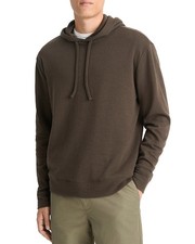Vince Double Face Pullover Hoodie Men's S Moss Night Drawstring Long Sleeve