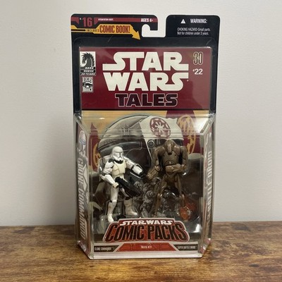 Star Wars Tales Comic Packs #22 Clone Commando & Super Battle Droid Figures 2007