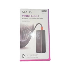 NEW Statik TIRE HERO Wireless Portable Emergency Air Pump Inflator 