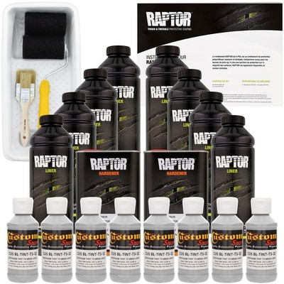 U-POL Raptor Tintable Mesa Gray Spray-On Truck Bed Liner Kit - , 8 Quarts