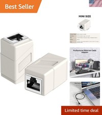 RJ45 Coupler, 2 Pack Ethernet Adapters Female to Female, 8-Pin Modular Straig...