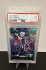 2024 Panini Prizm - Fireworks Drake Maye #22 Green Ice Prizm (RC)