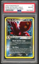 Pokemon Card PSA 8 Dark Octillery 8/109 EX Team Rocket Returns Holo