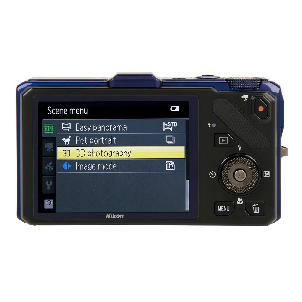 Nikon COOLPIX S9300 16.0MP Digital Camera 18x Optica Zoom Blue z8