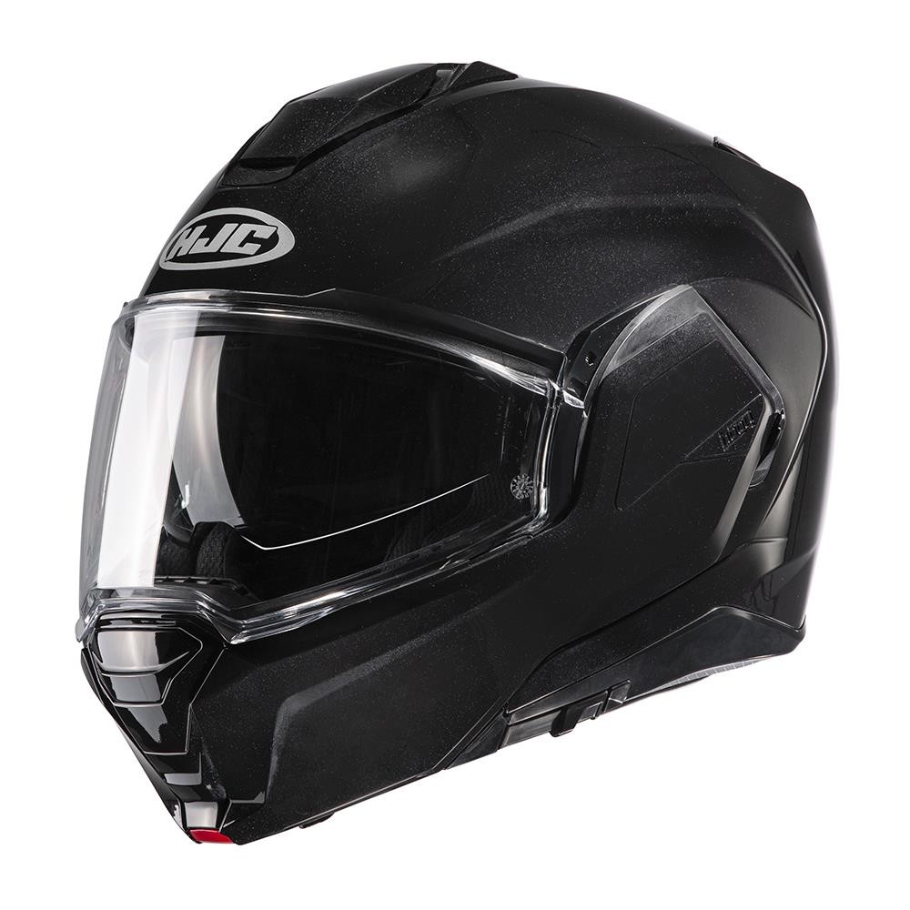 HJC I100 Plain Flip Up Motorcycle Helmet Black EX DISPLAY Size XS