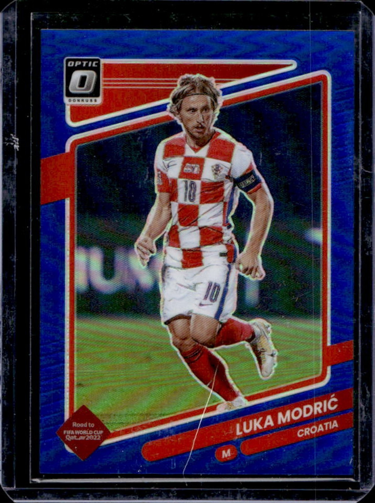 2021 Donruss Luka Modric Optic Blue #6/99 Croatia