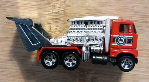 Vintage 1981 Hot Wheels red 40th anniversary truck Mattel Rare Malaysia 9cm - Picture 1 of 6