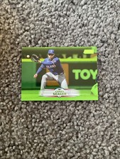 2025 Topps Stadium Club - Corey Seager #116 Lime Green Foil