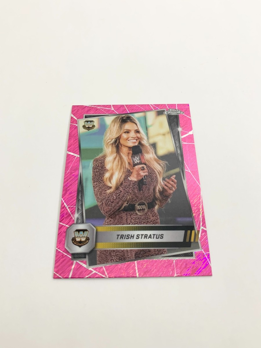 2025 Topps Chrome WWE - Trish Stratus #190 Pink Shimmer