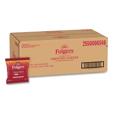 Folgers 6546 0.6 oz. Classic Roast Ground Coffee Filter Packs (200/Carton) New