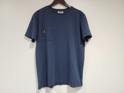 Linksoul Tempus Fugit T Shirt Mens Large Navy Blue Logo Casual Everyday Wear