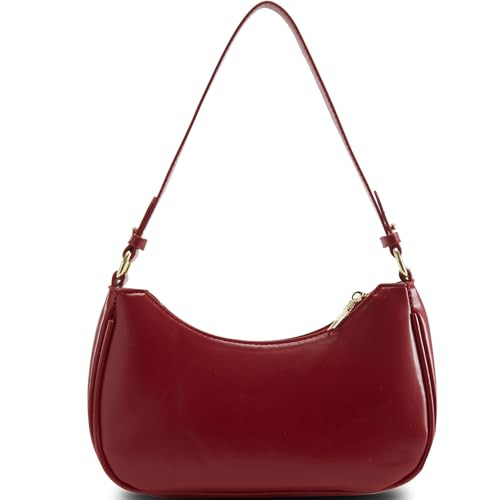 Shoulder Bag for Women Trendy Crossbody Purse Vegan Leather Clutch