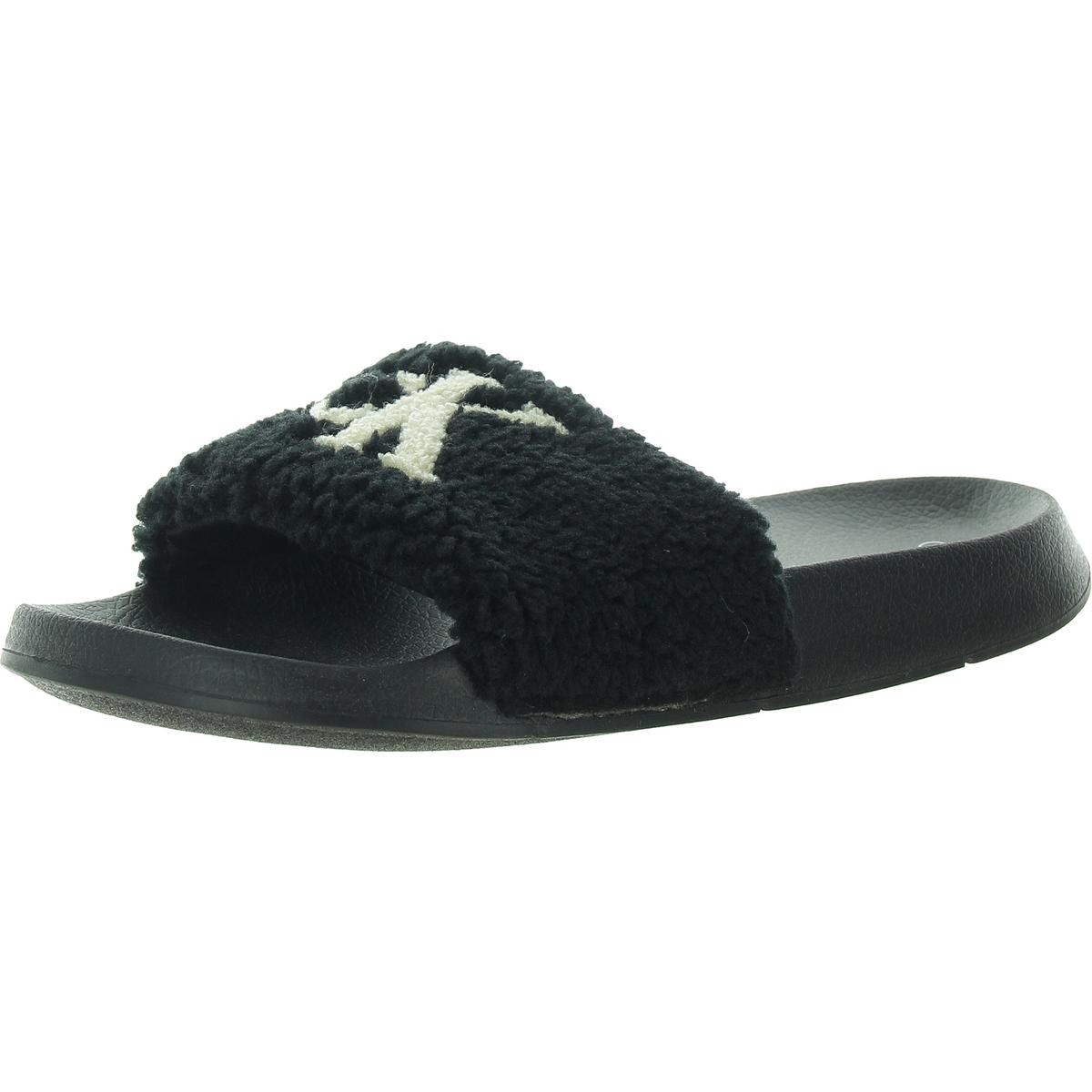 Мужские черные босоножки-горки из искусственного меха Calvin Klein Jeans 8 Medium D BHFO 1025 5090₽