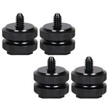 Camera Hot Shoe Mount to 1/4inch-20 Tripod Screw Adapter,Flash Shoe Mount3729