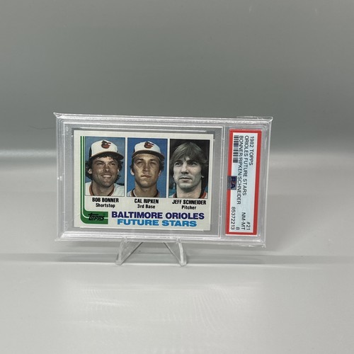 1982 Topps CAL RIPKEN JR Future Stars #21 NM-MT PSA 8 Baltimore Orioles ROOKIE