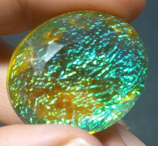 Großes Monarch Feueropal Doublet 85,45 Ct. Oval geschliffener loser...