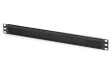 DIGITUS Cable Grommet with Brush Strip - 1U - 19 Inch - Network Enclosure - Patc