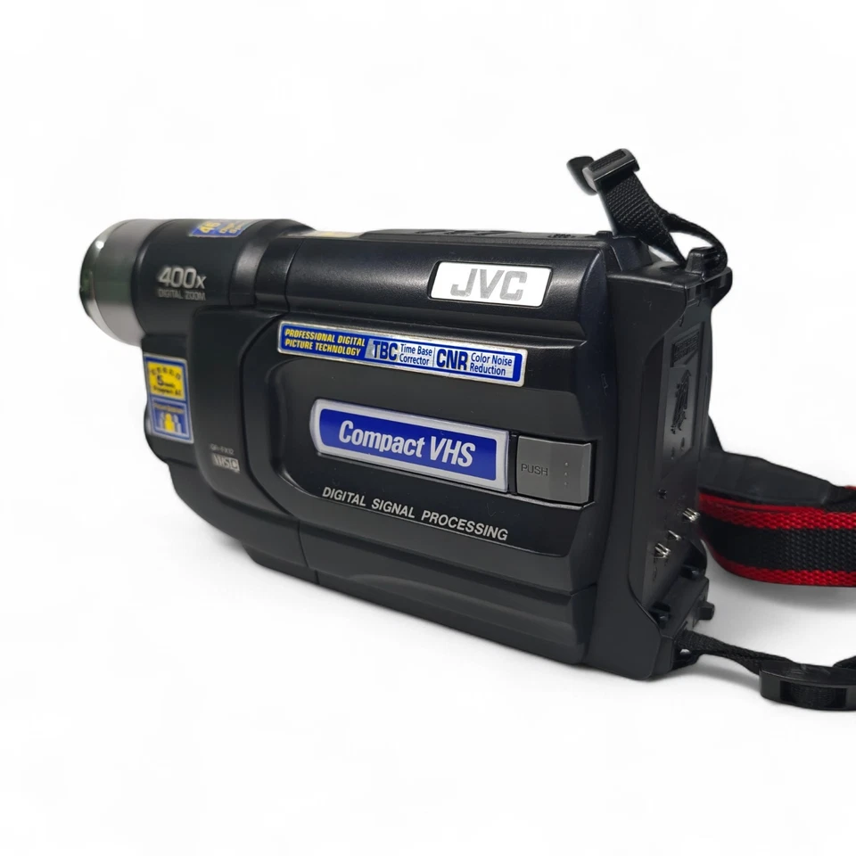 JVC GR-FX12E Camcorder VHSC Tape 400x Zoom Vintage Video Camera, Bag, Charger - Image 4 of 4