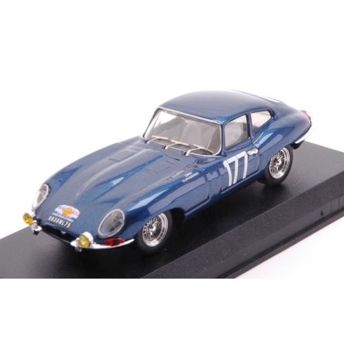 Jaguar E Coupe' N.177 Tour De France 1963 CARDI-KLUKASZEWSKI 1:43 Best Model Aut-image