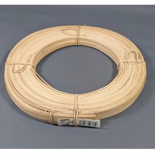 Jadvick 3/8 Inch Flat Reed 1lb Coil for Basket Weaving and Crafts Natural Wood
