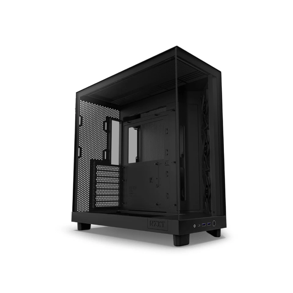 NZXT H6 Air Flow Midi Tower Mini-ITX | Micro-ATX | ATX  Black PC Case - Image 2 of 4