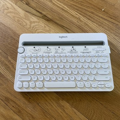 Logitech K480 Bluetooth Wireless Mini Multi-Device Keyboard White 920-006343