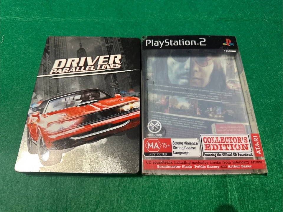 Driver Parallel Lines Steelbook PlayStation 2 Incl Manual Mint Disc Free Postage - Image 3 of 4