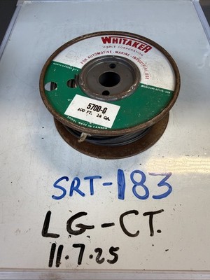 Whitaker 570D-0 Automotive, Industrial  100 Feet 14 gauge Black Wire Spool