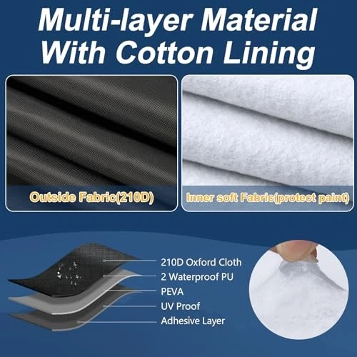 Водонепроницаемые автомобильные чехлы QUNSUNUS для Chevy Monte Carlo 1970-1988 - Изображение 3 из 4