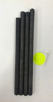 UNBRANDED STEEL FULLY THREADED ROUND ROD LOT OF 4 3/4'' 5/8'' DIAMETER