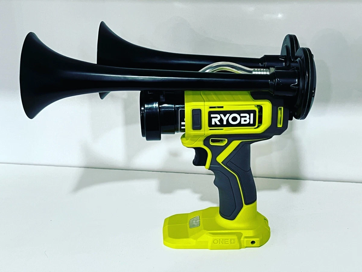 Ryobi 18v drill air horn train horn