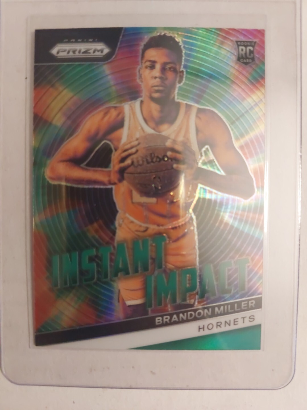 2023-24 Panini Prizm Instant Impact Brandon Miller #4 GREEN PRIZM