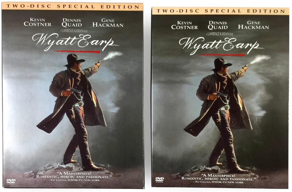 Wyatt Earp (2-Disc DVD, 1994, Widescreen, Special Ed) Like New !   Kevin Costner - Image 3 of 4