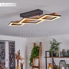 LED Decken Lampe Leuchte Holz/schwarz Ess Wohn Schlaf Zimmer Beleuchtung modern