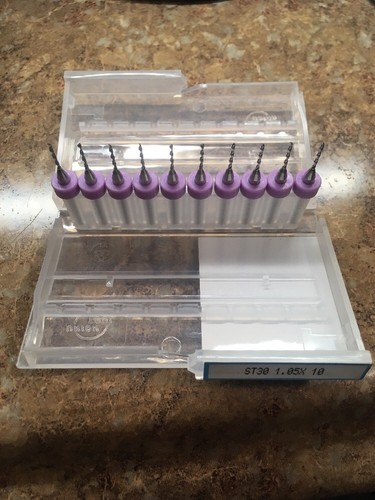 1.05X10 mm Drill ST30 Union Tool 10 PCS CNC Router PCB Radio Electronics Mill - 第 2/3 張圖片