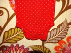 INFANT GIRLS CARTER'S CHRISTMAS RED ONE PEICE SIZE 12 MONTHS TOO LATE TO BE GOOD — photo 6