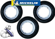 TRIPLA RUOTE COMPLETE MICHELIN 3.50 10 S83 PER PIAGGIO APE 50 