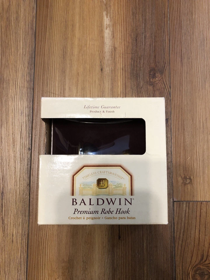 Gancho para bata vintage BALDWIN Premium latón pulido 3545-153 Foto 2 de 4