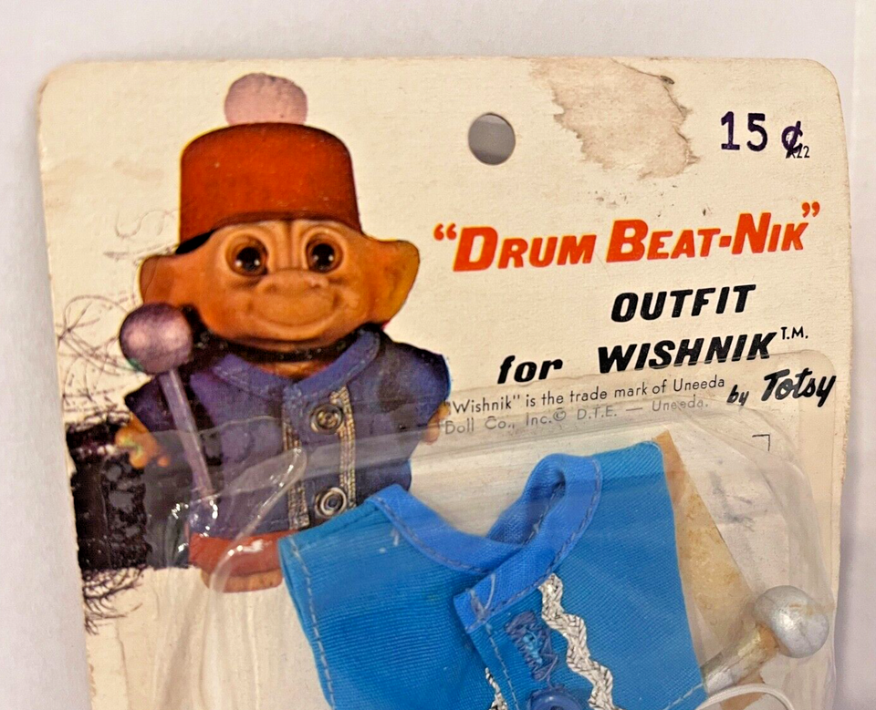 Wishnik Troll DRUM BEAT NIK TOTSY Dam Scandia TROLL OUTFIT On Original