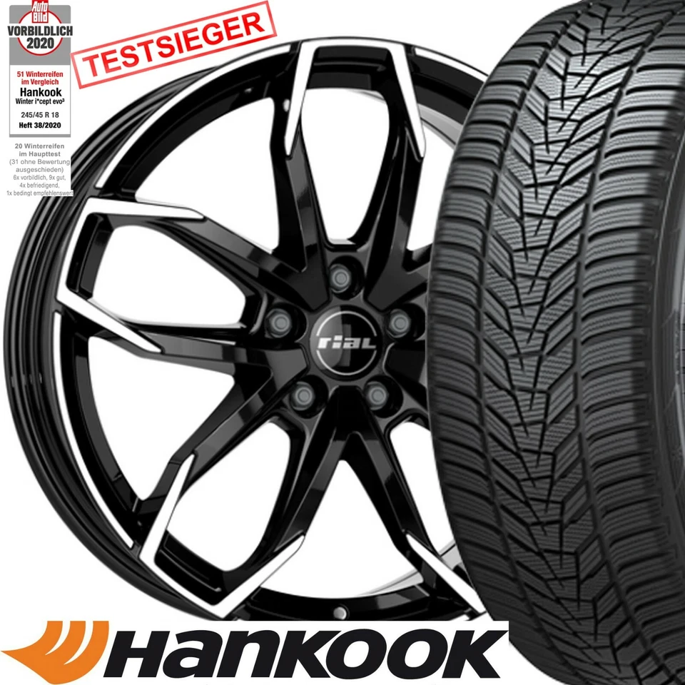 NEU 19 Zoll ABE Winterräder BFP Rial 245/40 Hankook W330 für Formentor Cupra KM