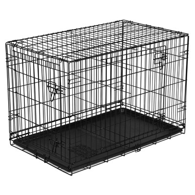 large dog crate with divider